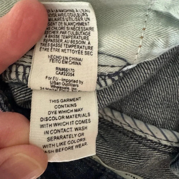 Free People Festival Cut Off Denim Jean Shorts Size 28 - Picture 8 of 8